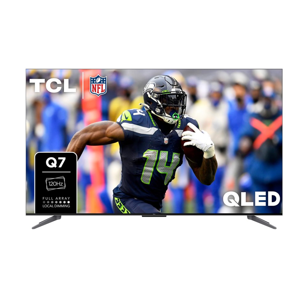 TCL 55-Inch Q7 QLED 4K Smart Google TV (55Q750G) 2023 Model with Dolby Vision & Atmos, HDR Ultra, 120Hz, Game Accelerator up to 240Hz, Voice Remote
