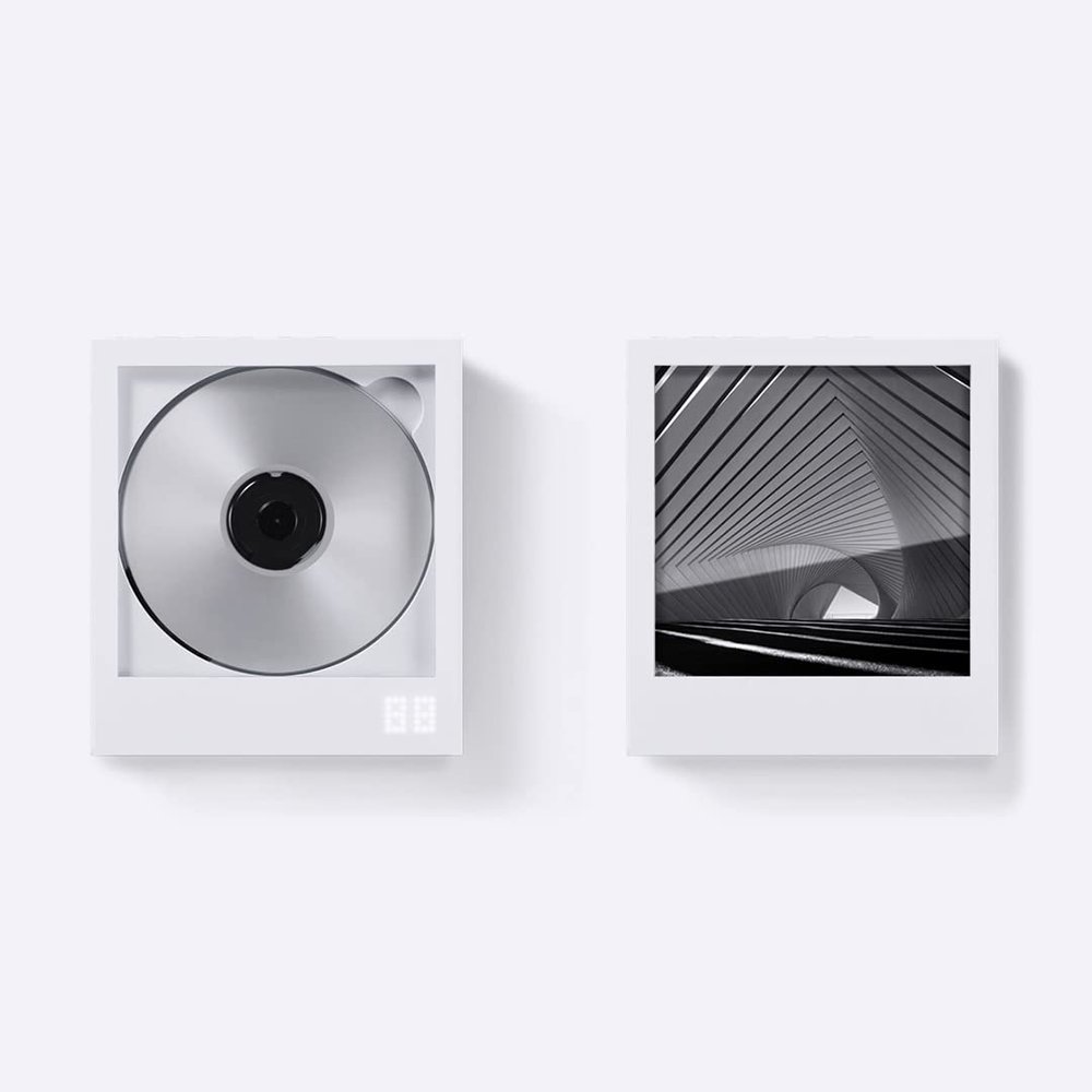 Bluetooth CD Player Instant Disk Audio-CP1(White)