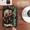 Case for 6.8'' Kindle Paperwhite (11th Generation,2021)+Paperwhite Signature Edition,360 Degree Rotating Swivel Stand Cover for Paperwhite E-Reader 6.8 Inch- Sloth on Tree view 2
