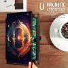 Case for 6.8'' Kindle Paperwhite (11th Generation,2021)+Paperwhite Signature Edition,360 Degree Rotating Swivel Stand Cover for Paperwhite E-Reader 6.8 Inch-Sun and Moon Mystical view 2