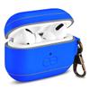 Dreem Vegan Leather Case Cover with Keychain Clip Compatible with AirPods Pro 1 for Women & Men/Apple 1st Generation, Protective One Piece Hard Shell, Luxury AirPod Pro Case [Ocean] view 2