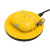 Dreem Om Case Cover with Keychain Clip Compatible with AirPods 3 for Apple AirPods 3rd Generation, Vegan Leather AirPod Case for Men & Women, Luxury Earbuds Accessory for iPhone - Yellow view 3