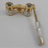 3 Inches Opera Glasses Binoculars Captain's Mother of Pearl Solid Brass Opera Glasses Binoculars-Pocket Size Handel Binoculars for Kids, Bird Watching view 4