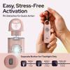 Rechargeable Personal Alarm Keychain for Women, 130dB, USB-C Charging, Pink view 3