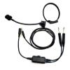 Crystal Mic Pro L with TSOd Intricon Microphone. Compatible with QC/ QC45 Noise Cancelling Headphones. Transforms Your Headphone into ANR Aviation Headset. view 1