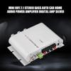 Amplifier Car Audio, Bass Amplifier, Stereo Amplifier, Mini HiFi 2.1 Stereo Bass Auto Car Home Audio Power Amplifier Digital Amp (Silver) view 4