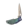 ARIAT Burled Wood Hybrid Blade Folding Knife, Turquoise, 3.5" Blade (Large) view 2