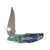 ARIAT Burled Wood Hybrid Blade Folding Knife, Turquoise, 3.5" Blade (Large) view 4