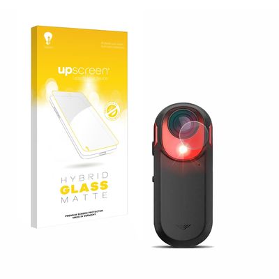 upscreen Matte Screen Protector Glass Film compatible with Garmin Varia RCT 715 - Anti-Glare, Anti-Fingerprint, 9H Glass Protection