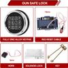 Gun Safe Lock Kit Electronic Keypad with Solenoid Lock, 2 Override Keys view 2