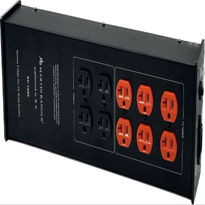 Martin Ranger PF1000-AC Power Filter Power Conditioner - AC Power Purifier with Surge Protector, Black