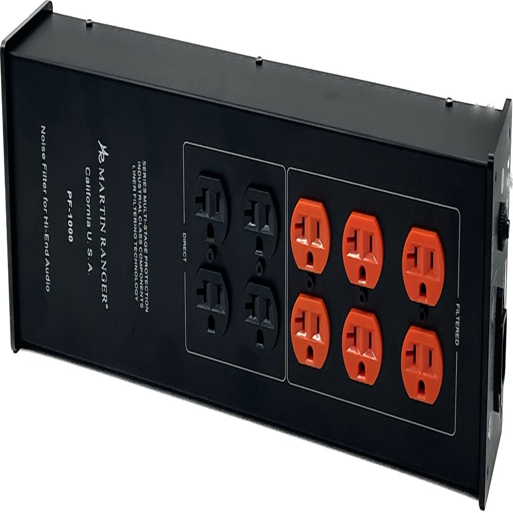 Martin Ranger PF1000-AC Power Filter Power Conditioner - AC Power Purifier with Surge Protector, Black
