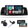 Roinvou [2G+64G] Android Radio for Toyota Corolla EX 2005-2012 with Wireless Carplay/Android Auto, 9 Inch Touch Screen for Corolla with GPS Navigation/Bluetooth/5GHz WiFi + Backup Camera view 1