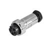GX20 Aviation Connector 5pin Waterproof Male and Female Metal Connector Straight view 1