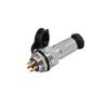 GX20 Aviation Connector 5pin Waterproof Male and Female Metal Connector Straight view 2