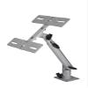 Double Face Marine Electronic Mount, Fish Finder Bracket, Anodized Aluminum 350 Degree Swivel Monitor Mount with Adjustable Height, Easy Install, Mounting Plate Fits Most Monitors view 1