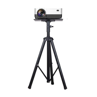 Projector Mount Universal Projector Laptop Stand, Multifunction DJ Racks Stand, Adjustable Height Tripod, Foldable Notebook Stand for Stage or Studio, Black Ceiling Mount with Tray ( Size : 100-180cm