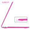 Anban Compatible with MacBook Pro 13 inch Case 2025 2024 2023 M2, 2022-2016 M1 A2338 A2251 A2289 A2159 A1989 A1708 A1706, Plastic Laptop Hard Shell Case +Keyboard Cover +Screen Protector, Hot Pink view 2