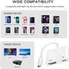 Apple MFi Certified Lightning to HDMI Digital AV Adapter 1080P HD Video HDMI Sync Screen Connector Cable with Charging Port Compatible with iPhone 14/13/12/11/ X/ 8/7/ iPad on HDTV/Projector/Monitor view 2