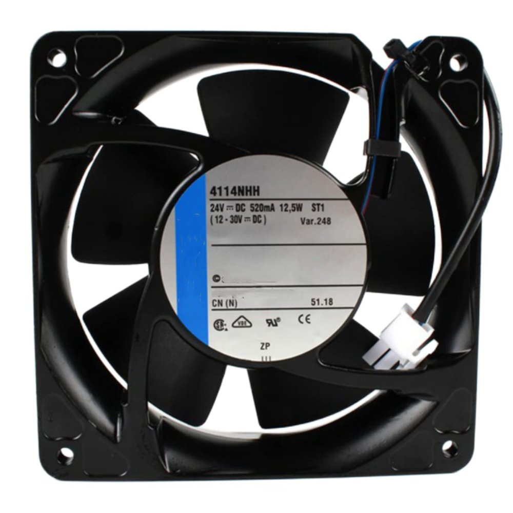 24V 4114NHH 520mA 12.5W 120X38MM Cooling Fan 2-Wire