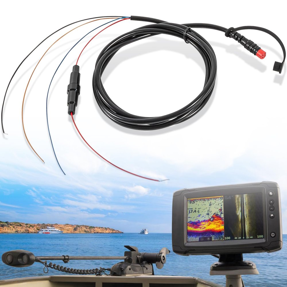 yourour 010-12199-04 Power/Data Cable Quick Connect Adaptor 4-Pin 4Xdv Compatible with Echo, Striker Plus, Striker Vivid, Striker 4, Fishfinder, Echomap