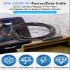 yourour 010-12199-04 Power/Data Cable Quick Connect Adaptor 4-Pin 4Xdv Compatible with Echo, Striker Plus, Striker Vivid, Striker 4, Fishfinder, Echomap view 2