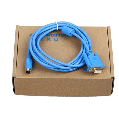 MT6000/8000-DVP for MT6000/MT8000 Touch Screen with DVP Series PLC Cable Download Cable Gold Plated Interface (Blue 3m)