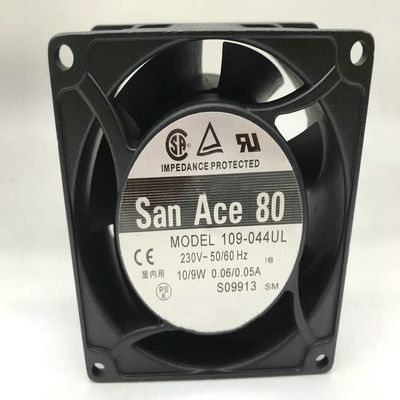 AC230V 0.06/0.05A 10/9W 109-044UL 8042 8cm 2-pin Aluminum Frame Cooling Fan