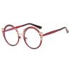 willochra Blue Light Glasses for Women, Blue Light Blocking Eyeglasses for Women Round Computer Anti Eye Strain Glasses (red, 2.75, multiplier_x) view 2