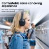 HAYLOU S35 Noise Cancelling Bluetooth Headphones, LDAC Hi-Res Audio, Bluetooth 5.2 Multipoint Connect, 40H ANC Playtime, Clear Call,Wireless Over Ear Headphones view 2