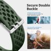 Getino Compatible with Fitbit Charge 5 Bands/Charge 6 Bands Women Men, Soft Comfortable Breathable Replacement Strap Adjustable Sport Wristbands for Fitbit Charge 5/ Charge 6 Accessories, Dark Green view 4