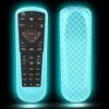 Dish Network Cover for 52.0/54.0 Remote Control, Silicone TV Case Skin Sleeve, Glow in The Dark Blue view 1