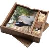 128GB USB 3.0 Wooden USB Flash Drive,TATMOHIK Wedding USB Drive with Box for Storing Photos, Wood Thumb Drive with Gift Box for Birthday/Wedding/Christmas Day(Box:6.73x6.73x1.38 inch) view 3