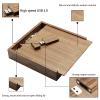 128GB USB 3.0 Wooden USB Flash Drive,TATMOHIK Wedding USB Drive with Box for Storing Photos, Wood Thumb Drive with Gift Box for Birthday/Wedding/Christmas Day(Box:6.73x6.73x1.38 inch) view 4