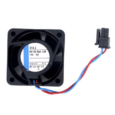 24V 414J 95mA 2.3W 40X25MM Cooling Fan 2-Wire