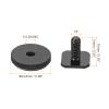 PATIKIL 1/4"-20 Camera Hot Shoe Mount, 2 Pack Flash Cold Shoe Mount Tripod Screw Adapter for DSLR Rig, Black view 2