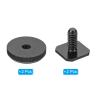 PATIKIL 1/4"-20 Camera Hot Shoe Mount, 2 Pack Flash Cold Shoe Mount Tripod Screw Adapter for DSLR Rig, Black view 3