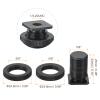PATIKIL Male 5/8" to Female 1/4" Camera Hot Shoe Mount, 2 Pack Flash Cold Shoe Mount Tripod Screw Adapter for DSLR Rig, Black view 2