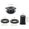 PATIKIL Male 5/8" to Female 3/8" Camera Hot Shoe Mount, Flash Cold Shoe Mount Tripod Screw Adapter for DSLR Rig, Black view 2
