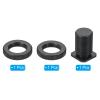 PATIKIL Male 5/8" to Female 3/8" Camera Hot Shoe Mount, Flash Cold Shoe Mount Tripod Screw Adapter for DSLR Rig, Black view 3