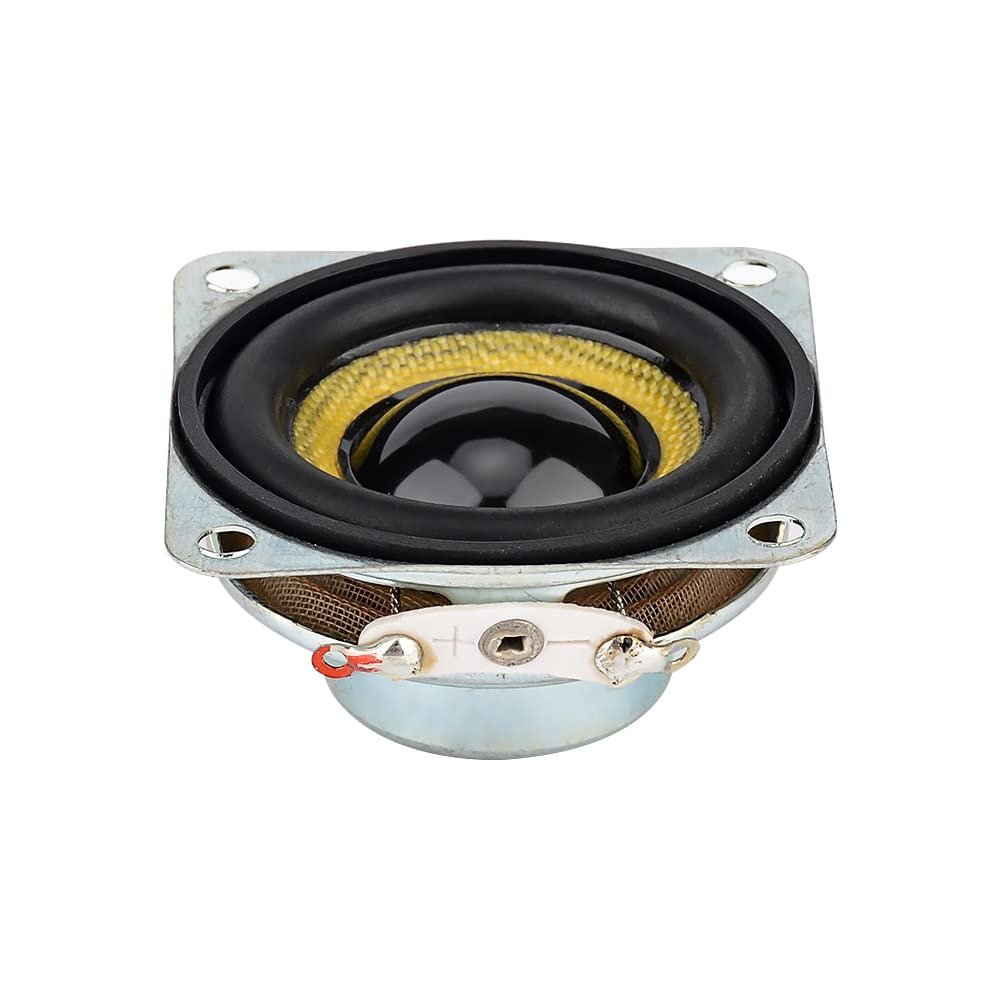 CHOOYO 1.5 Inch 4/8ohm 5W Mini Audio Portable Speaker 40mm Full Range Ultra-Thin Neodymium Loudpeakers for DIY Home Theater 2PCS (Color : 4 ohm)