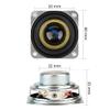 CHOOYO 1.5 Inch 4/8ohm 5W Mini Audio Portable Speaker 40mm Full Range Ultra-Thin Neodymium Loudpeakers for DIY Home Theater 2PCS (Color : 4 ohm) view 3