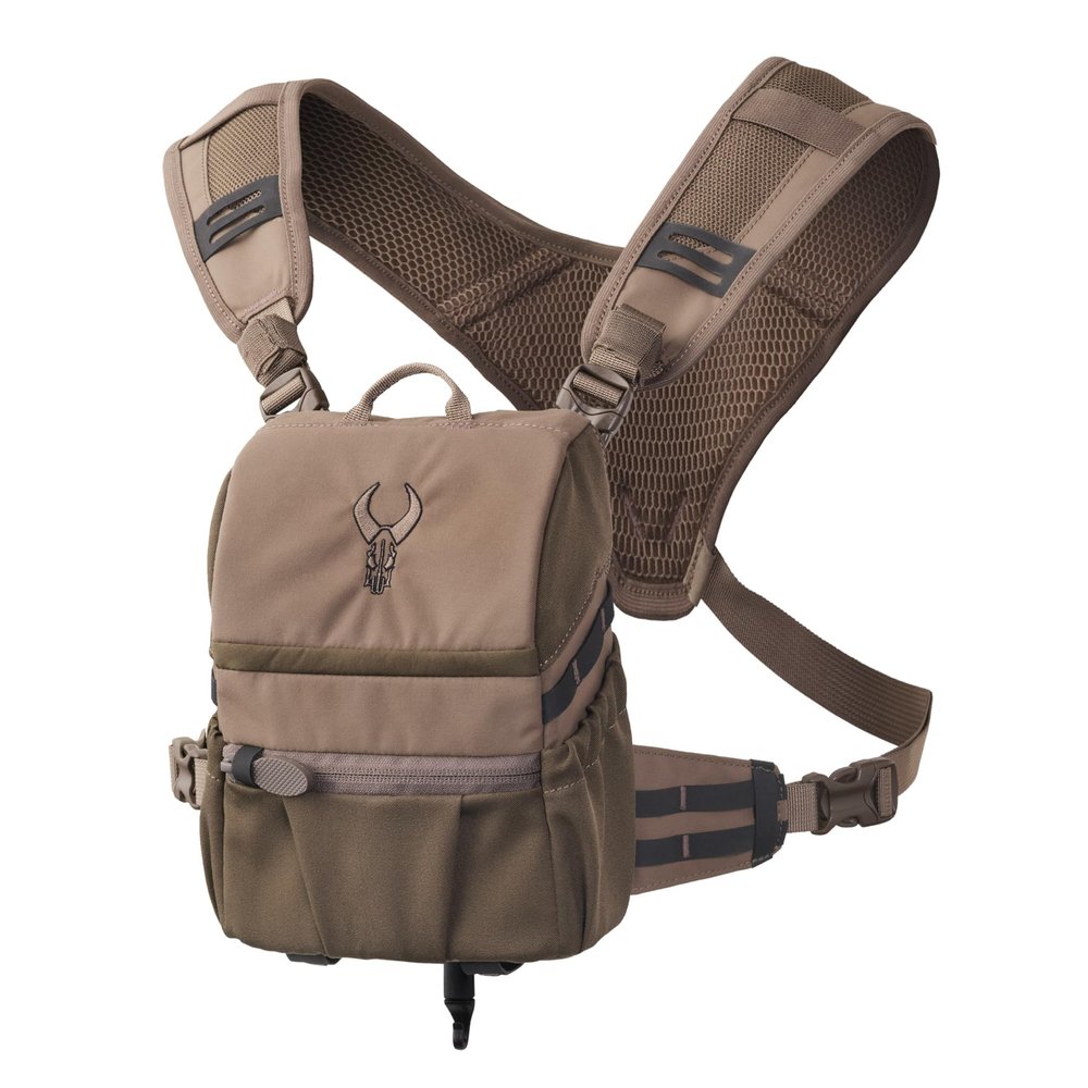 Badlands Bino X2 - Modular Binocular Harness System for Optimal Performance and Durability, Mud, Large