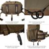 Badlands Bino EZ - Modular Binocular Harness System for Optimal Performance and Durability, Mud, Medium view 4