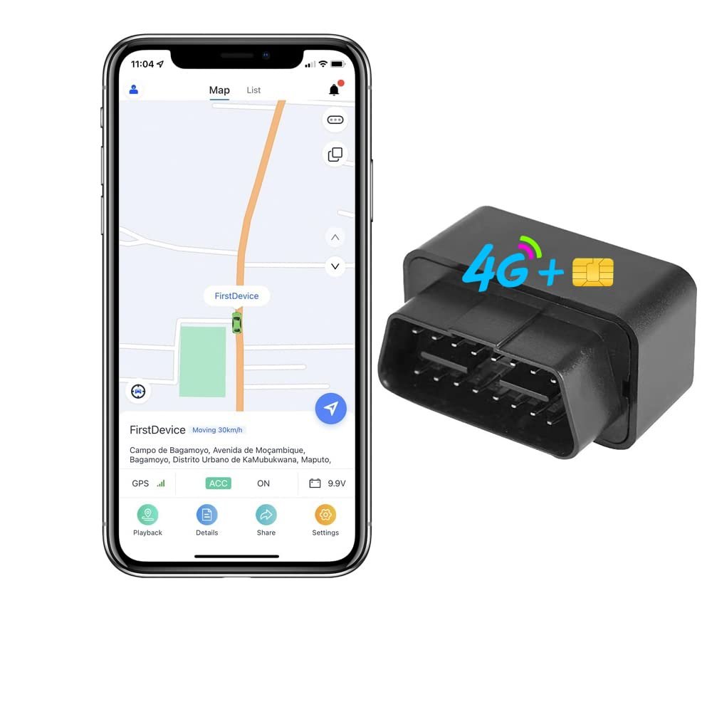 Eishongjoyc4G,OBD 2,Car GPS Tracker for Vehicle Car Truck,Free APP for iOS Andriod,No Activation fee. Anti-Theft Alarm Tracking Device,Route History