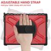 AdirMi Case for Microsoft Surface Pro 8 Case 13 Inch 2021, Military Grade Shockproof Case with 360 Rotating Stand/Hand, Compatible with Type Cover Keyboard,Red view 4