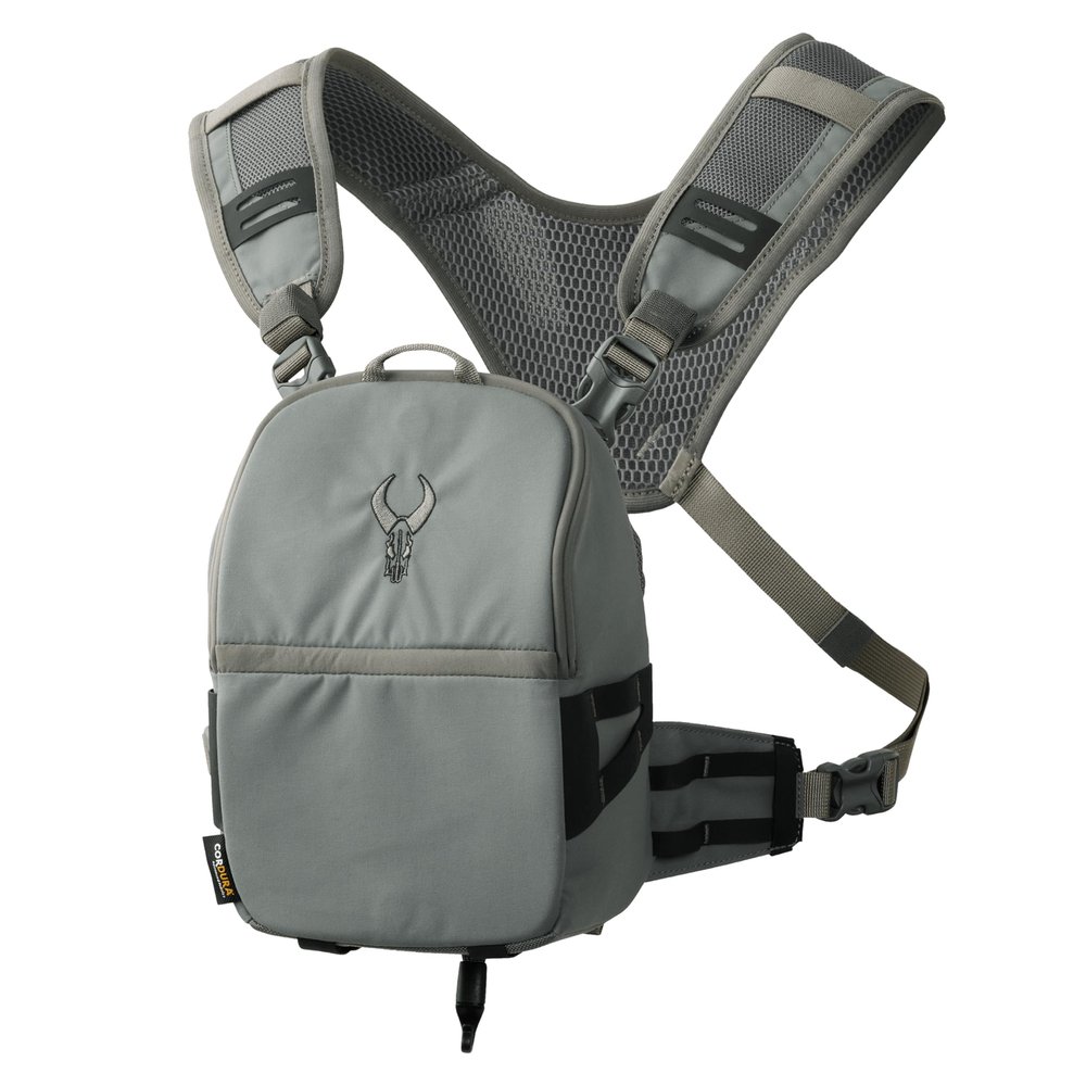 Badlands Bino Mag 2 | Modular Binocular Harness System for Optimal Performance and Durability, Slate, Small