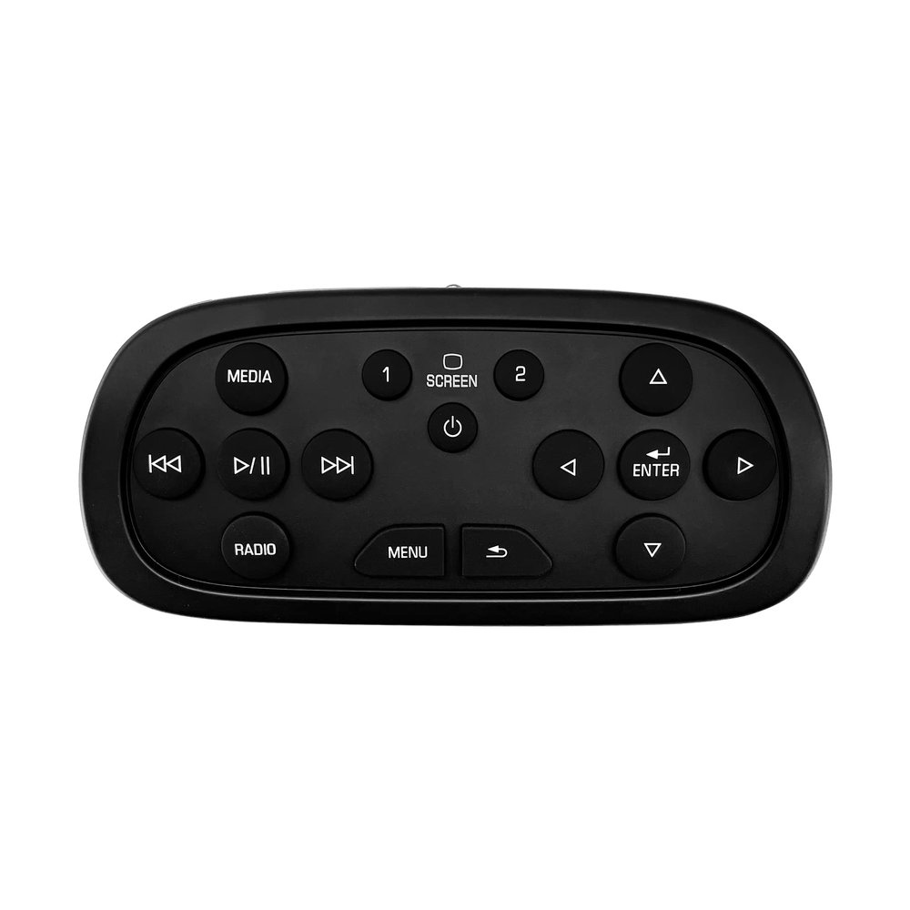 DVD Entertainment Remote Control Rear Overhead Display Screen Control | Replacement for 2013-2021 Chevy Silverado 1500/2500HD/3500HD, GMC Sierra Yukon, Cadillac & Buick | Replaces# 84012998