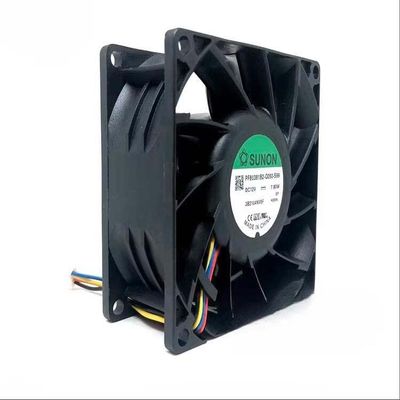 Zyvpee 8cm PF80381B2-Q050-S99 12V 80mm 7.80W 4Wire PWM Server Box Cooler Fan 80x80x38mm