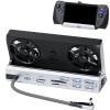 Dual Cooling Fans 13 in 1 Steam Deck Docking Station with 4K@60Hz 5 USB Ports,1000Mbps,SD/TF Slot,USB-C 100W PD, 40Gbps Adapter for Steam Deck/Rog Ally/Switch/Legion Go view 1